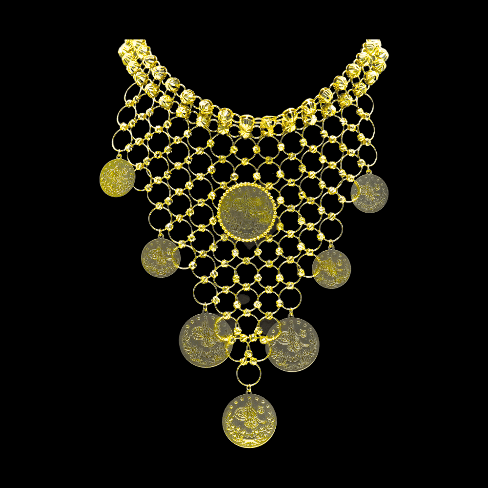 21K Gold Choker Necklace